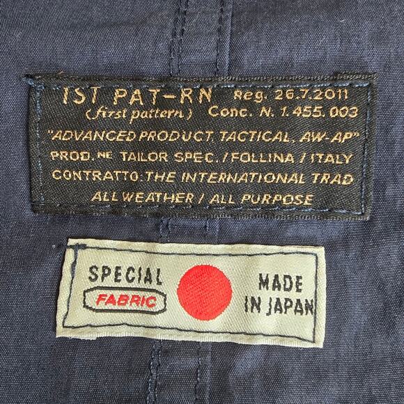 1st PAT-RN Cruiser Utility Jacket Navy Japanese Fabric Size S - Picture 6 of 10
